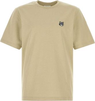Maison Kitsun&eacute; Beige Cotton T-shirt