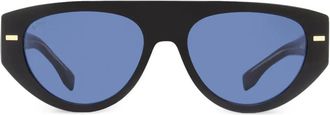 BOSS Occhiali da sole con montatura stile pilota - Nero
