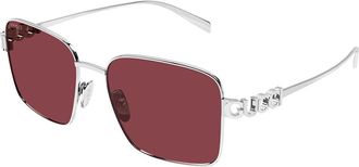 Gucci GG1937S 003 Womens Sunglasses Silver Size 54
