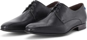 Van Bommel Leren Veterschoenen - Heren - Veterschoenen - Zwart - 42 2/3 EU - Leer - Schoenen