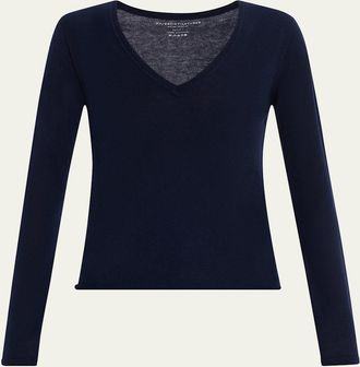 Majestic Filatures Machine Washable Cashmere V-Neck Pullover