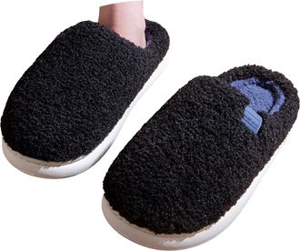 Generic Slippers for Women House Shoes Memory Foam Fuzzy Slipper Womens Slip On Bedroom Shoes Indoor Outdoor Plush Lined Winter Warm Platform Soft Anti-Slip F