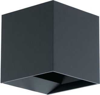 Eglo Eglo Lampada da parete da esterni a Led Calpino, lampada da esterno a due punti luce, lampada da parete in alluminio, antracite, IP54