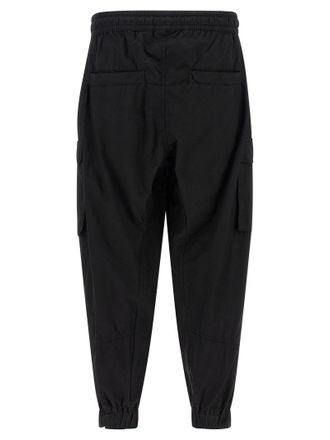 Thom Krom Wrinkled-Effect Organic Cotton Cargo Pants - Black