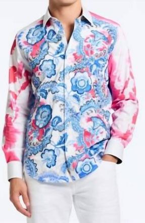 Robert Graham Coco B Le Long Sleeve Woven Shirt In Multi