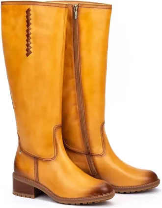 Pikolinos Womens Medina Tall Boot In Vanilla