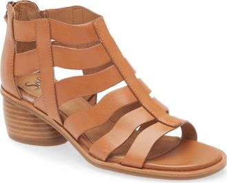 S&ouml;fft Carmen Strappy Sandal in Luggage at Nordstrom Rack, Size 6.5