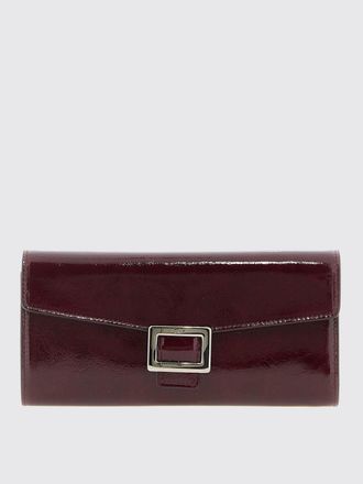 Roger Vivier Clutch Portafoglio Belle Vivier in vernice Roger Vivier