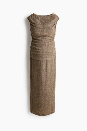 H&M Mama 2-piece Textured Jersey Set in Khaki Green at Nordstrom, Size Xx-Large