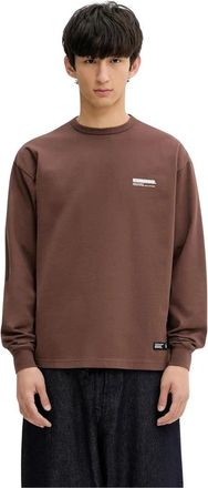 Neighborhood Classic Crewneck Ls - Heren - Longsleeves - Bruin - XL - Katoen - Tops