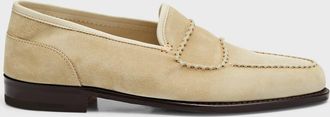 John Lobb Men & apos;s Bath Suede Penny Loafers