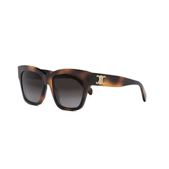 Celine Celine - 40253I Zonnebril - Dames - Accessoires - Bruin - Maat: 55 MM Zijde