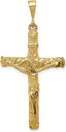 Diamond2Deal 10k Yellow Gold Crucifix Charm