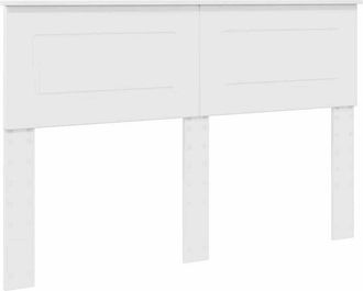 vidaXL Headboard with Headboard Gloss White 160 cm Engineered wood vidaXL