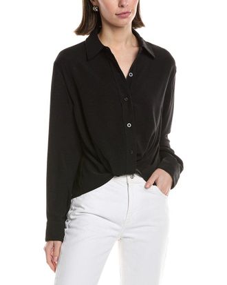 Hudson Knotted Button-Down Shirt