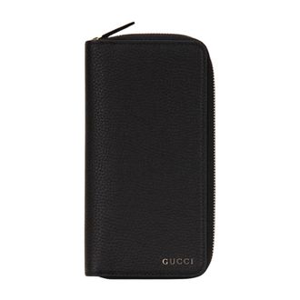 Gucci Zip Around Wallet - male - Gucci - Wallets & Cardholders - Black - ONE SIZE - Accessories
