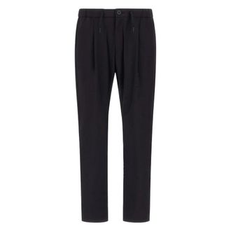Herno Chinos, male, Black, Size: XL Nylon Maestro Trousers