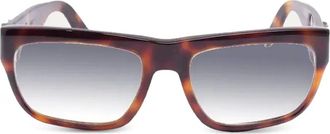 Chrome Hearts Occhiali da sole squadrati - Marrone