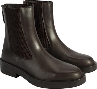 Desa Woman Ankle Boots - Square Toe, Elastic Laces, Flat Heel, Breathable | Brown - 36