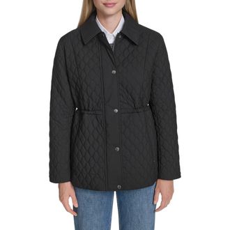 Cole Haan Honeycomb Quilted Jacket in Black at Nordstrom Rack, Size X-Small
