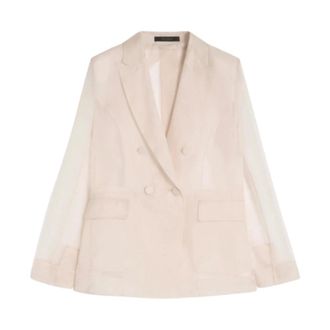 Max Mara Blazers - female - Max Mara - Blazers - Beige - XL - Jackets