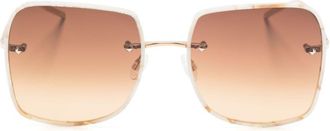 Barton Perreira Sharona sunglasses - women - Titanium - 58 - Neutrals