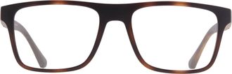 Emporio Armani Rectangular Mens Clip-On Sunglasses EA4115 58021W 54