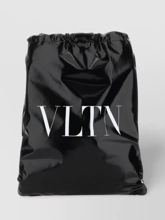 Valentino Garavani leather drawstring backpack