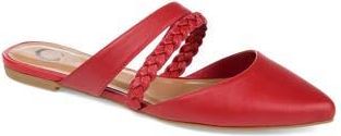 Journee Collection JOURNEE Olivea Braided Strap Mule in Red at Nordstrom Rack, Size 7