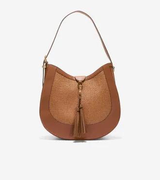 Cole Haan Womens Catarina Large Hobo Bag - Brown