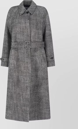 Lardini wool trench coat