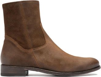 Officine Creative Stivali Paul con zip - Marrone