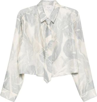 Alysi Shirts - Dames - Overhemden - Blauw - S - Overhemden