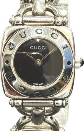 Gucci Pre-owned 6400L Vintage Polshorloge - Dames - Vintage Horloges - Zwart - ONE Size - Vintage