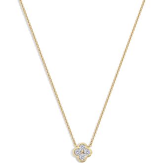 Electric Picks Camilla Clover Necklace in Gold at Nordstrom