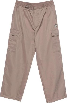 Kenzo Logo Patch Cargo Broek - Heren - Straight fit broeken - Beige - M - Polyester - Broeken