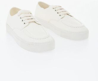 Prada Hammered Leather Lace-Up Sneakers size 40