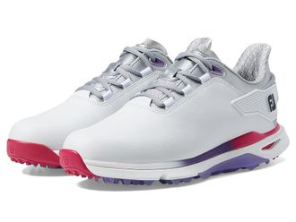 FootJoy Pro/SLX Golf Shoes - Previous Season Womens Shoes White/Pink/Purple : 5.5 M, Leather
