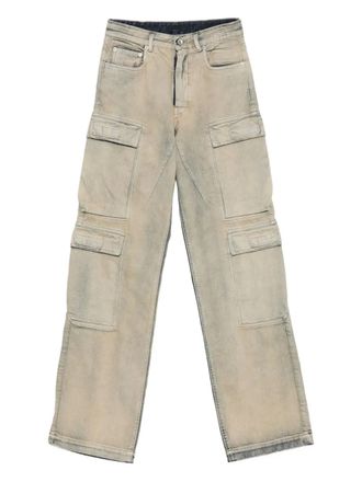 Rick Owens Jeans met cargo zak - Blauw