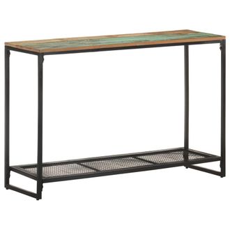 vidaXL Mesa Consola De Madera Maciza Reciclada 110x35x75 Cm Vidaxl