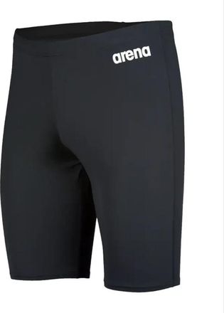 Arena Heren Solid Jammer Shorts (Zwart/Wit)