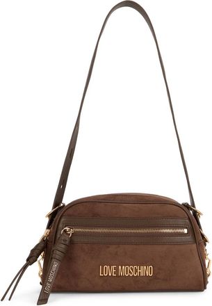 Love Moschino Shoulder Bag - Dames - Schoudertassen - Bruin - ONE Size - Polyester - Tassen