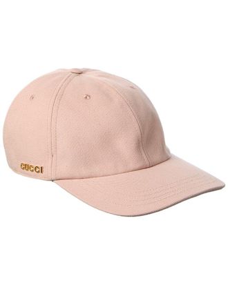 Gucci Logo Canvas Baseball Cap