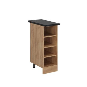 Vicco Estante De Cocina R-line, Roble Dorado, 30 Cm Et Antracita Vicco