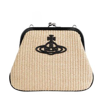Vivienne Westwood Clutches, female, Beige, Size: ONE SIZE Vivienne Clutch