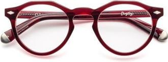 CADDIS Dogleg | Reading Glasses in Gloss Black And Vodka at Nordstrom, Size +2.00