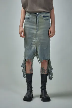 Rick Owens Slivered Skirt