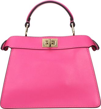 Fendi Handtassen Kiekeboe Isee Fuxia Leer Dames