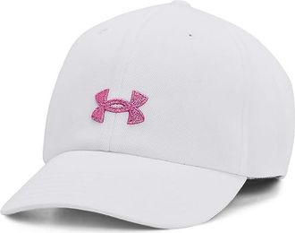 Under Armour Blitzing Wrapback Womens Caps White/Metallic Pink Edge, Polyester