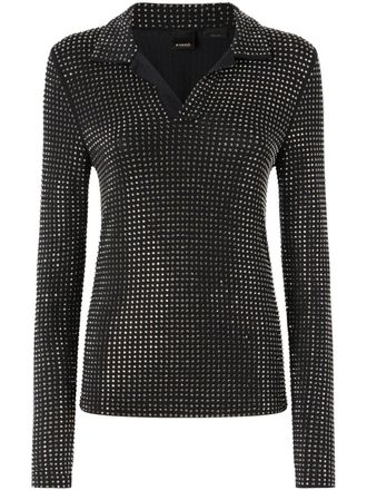 Pinko Kooser polo top - Black